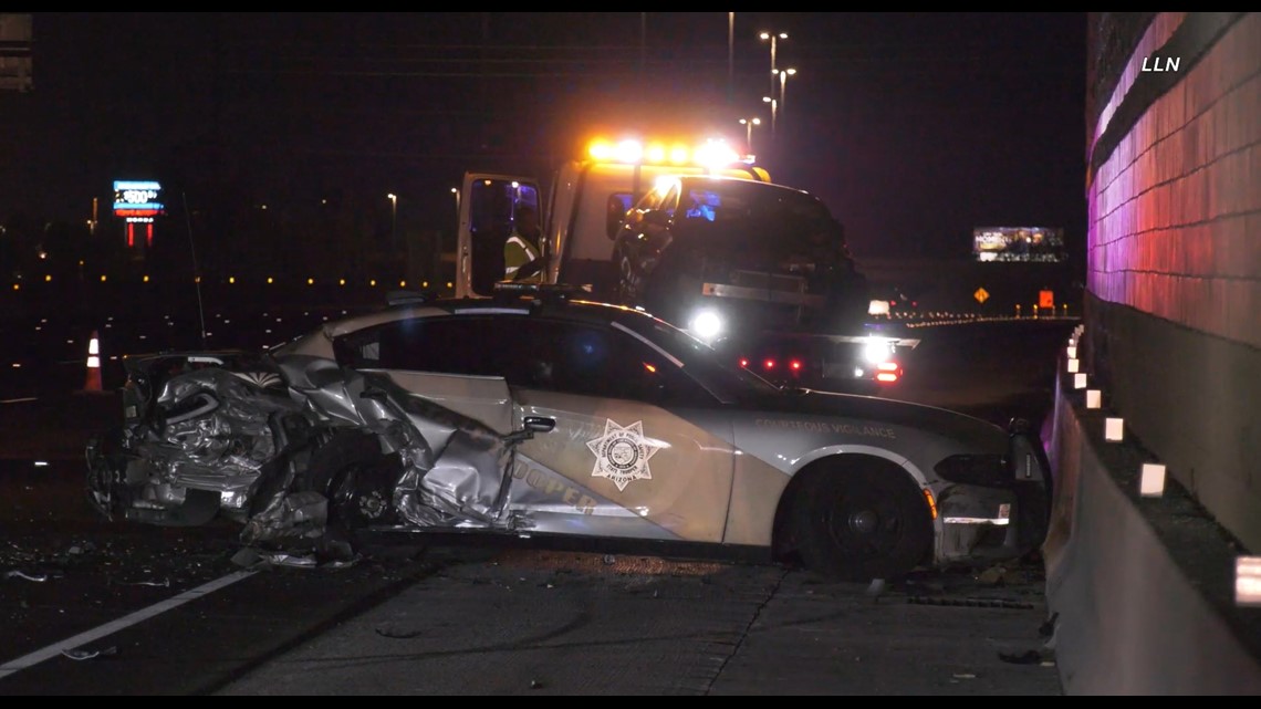 Rideshare passenger dead after crash with DPS trooper | 12news.com