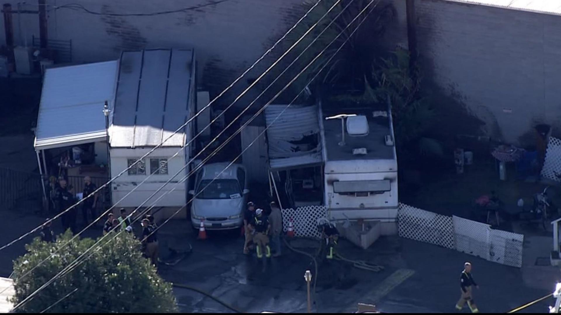 One person was found dead in the second mobile home fire in Mesa this week, police say.