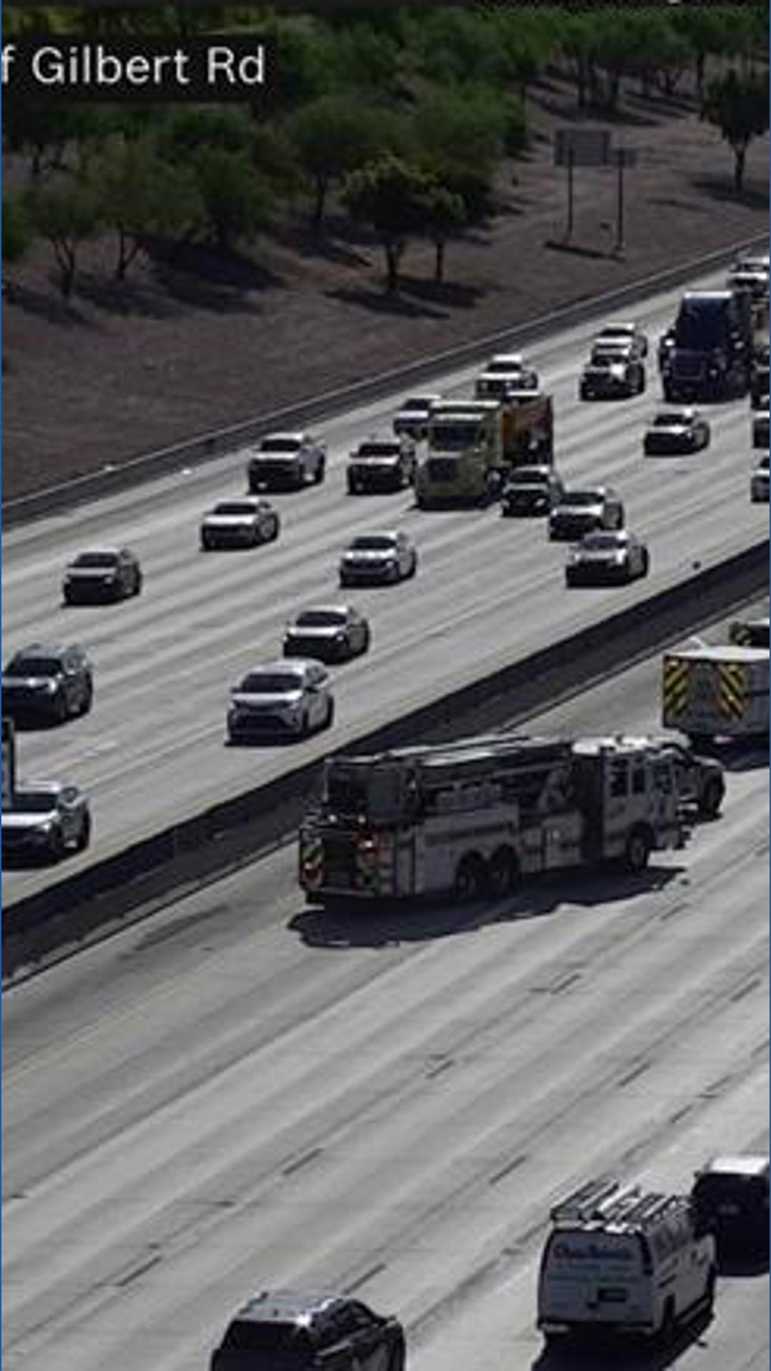 Crash on US 60 leaves highway partially blocked in Mesa | 12news.com