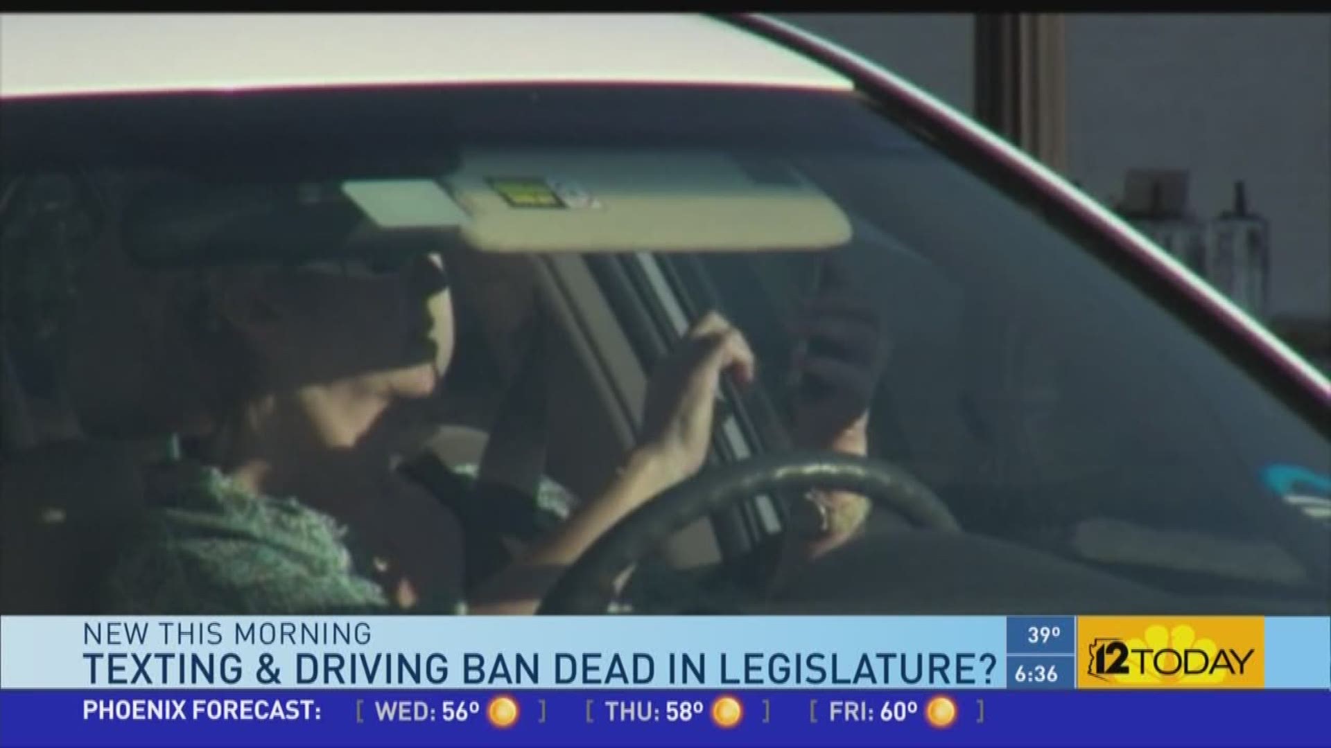 A proposed bill to ban texting and driving has been put in park.