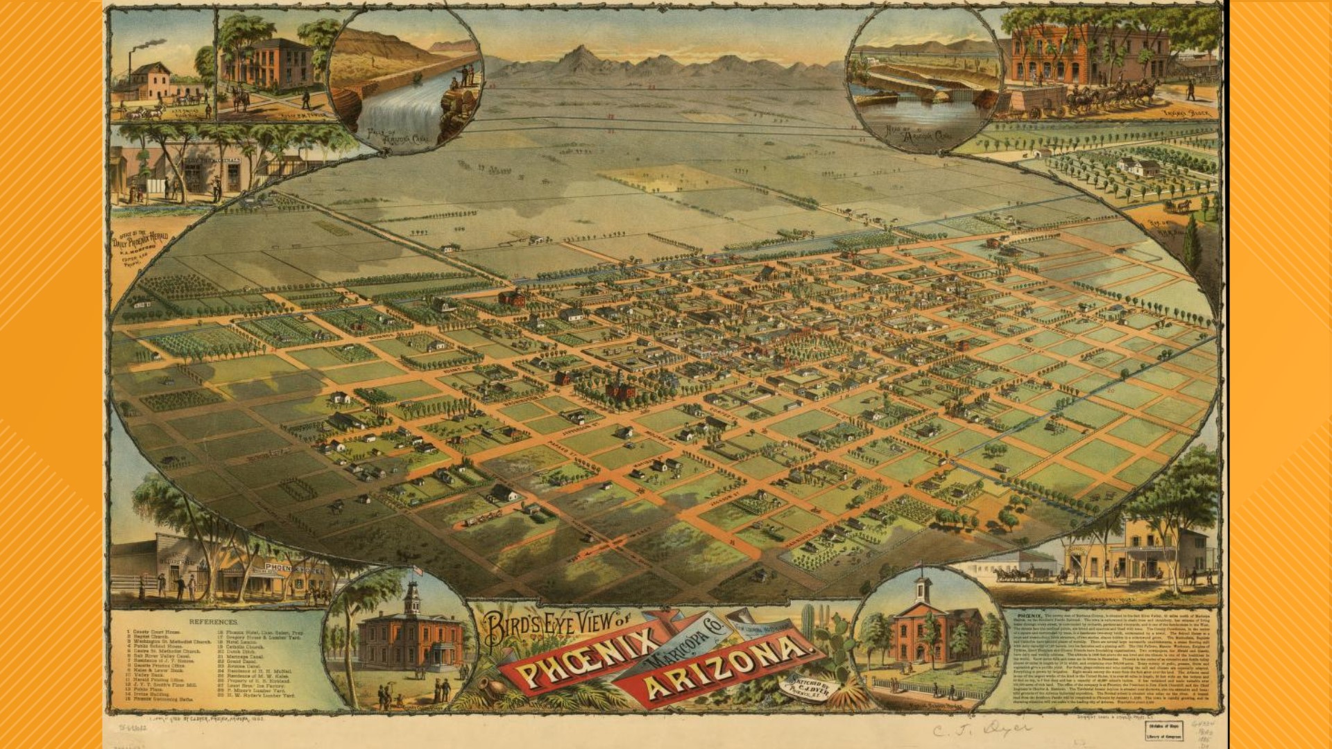 A little town surrounded by a lot of nothing -- that's what Phoenix used to be.