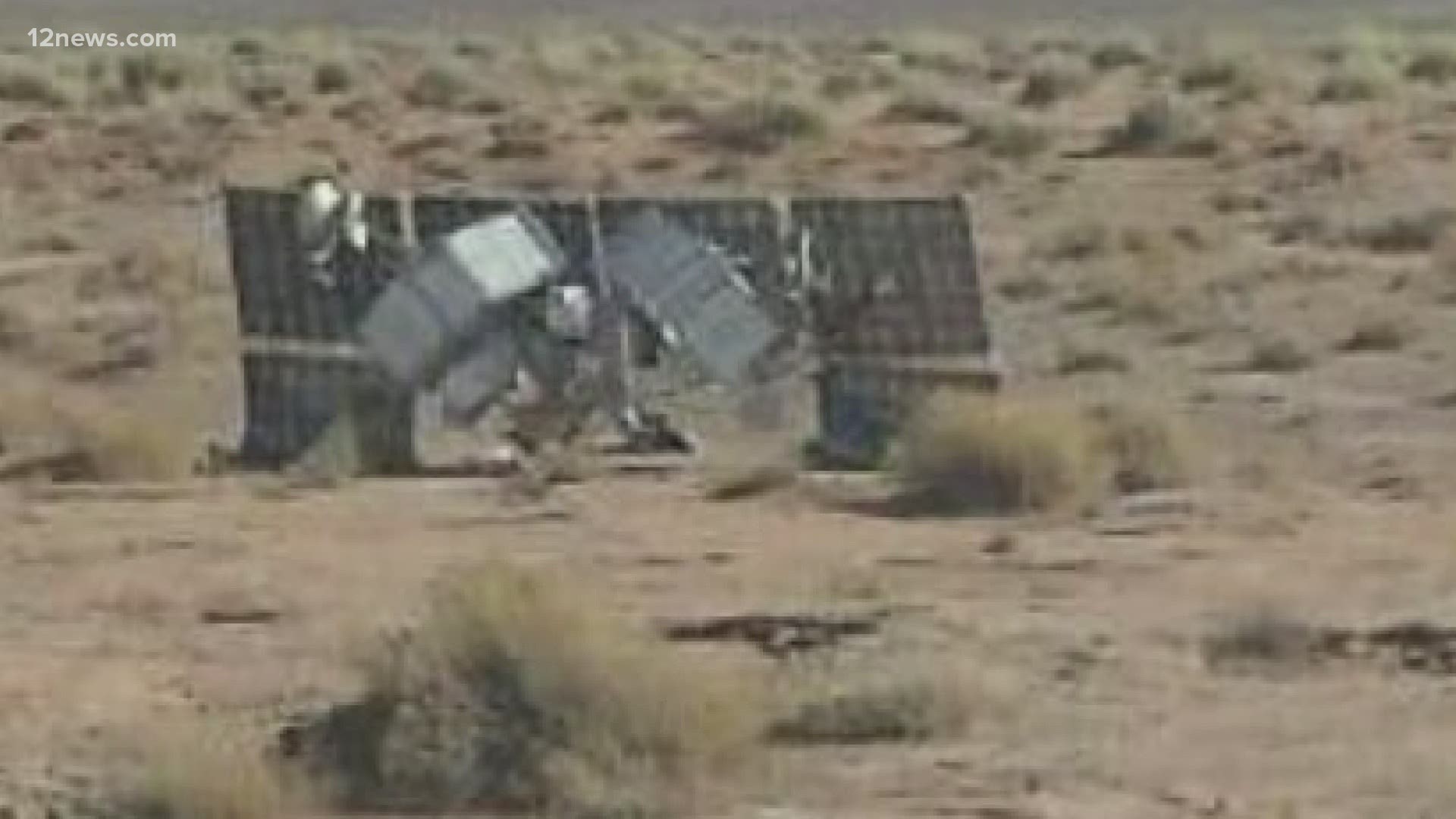 People on the Navajo Nation were trying to find out what crash-landed in a remote area near the town of Kayenta Wednesday. It's most-likely a weather balloon.