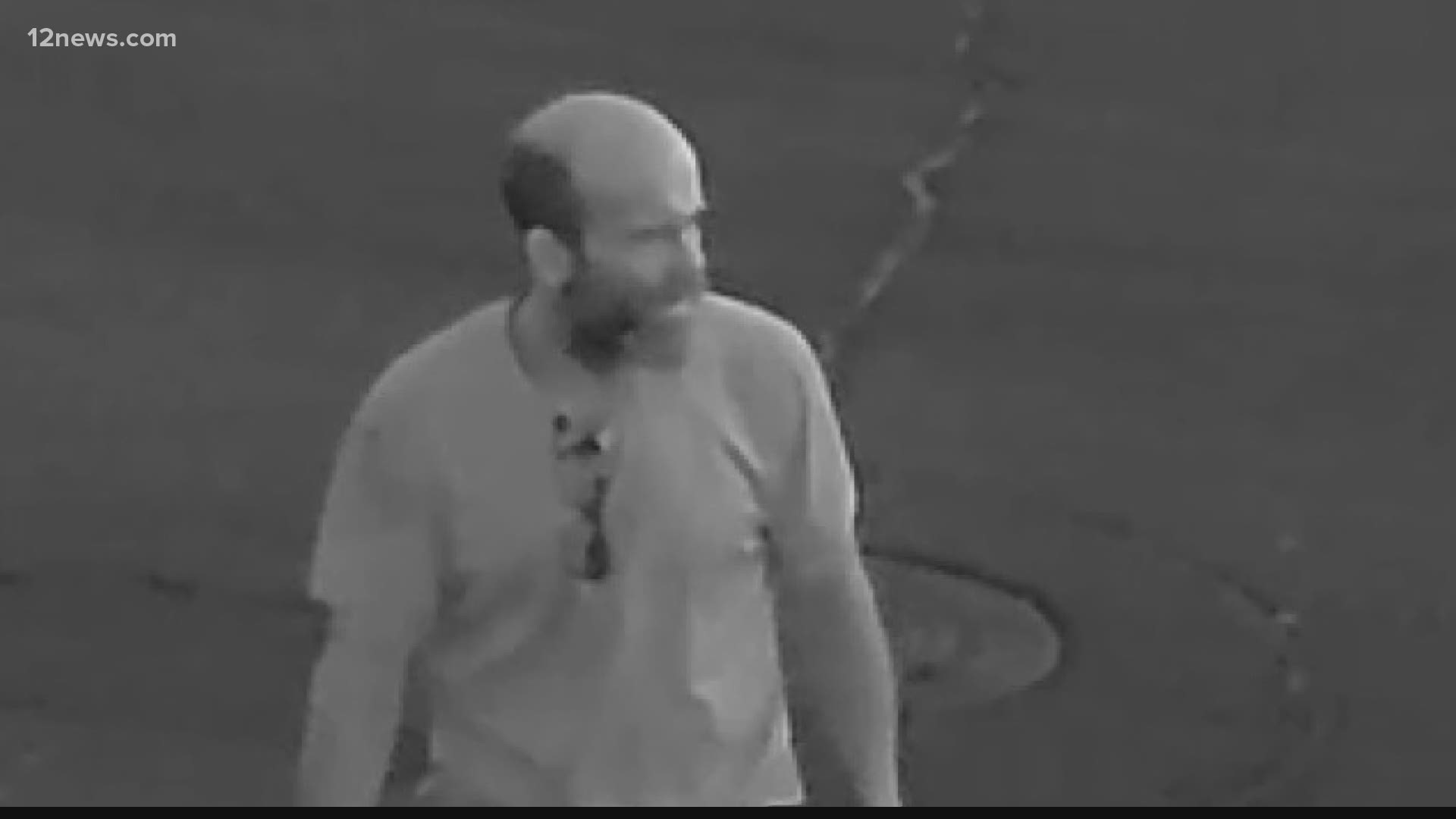 A Chandler man's security camera system caught a thief walking into his partially opened garage and taking thousands of dollars worth of equipment.