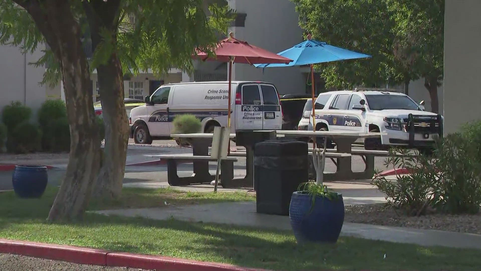 Phoenix police say a teenager is dead following a shooting at a motel in the Valley.