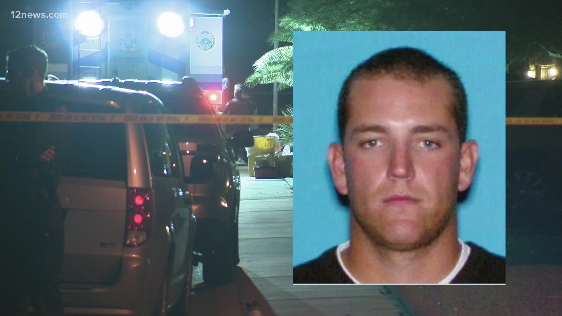 A woman was killed in her home last night by her ex-boyfriend. Police are looking for former MLB pitcher Charles Haeger.