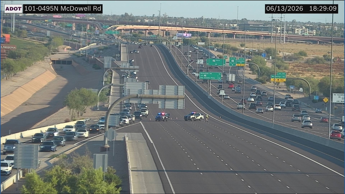 Fatal crash on Loop 101 in Scottsdale leaves 1 dead | 12news.com