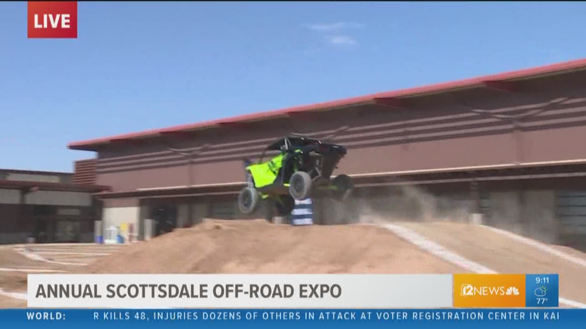 Monica Garcia had the off-road experience at the Annual Scottsdale Off-Road Expo