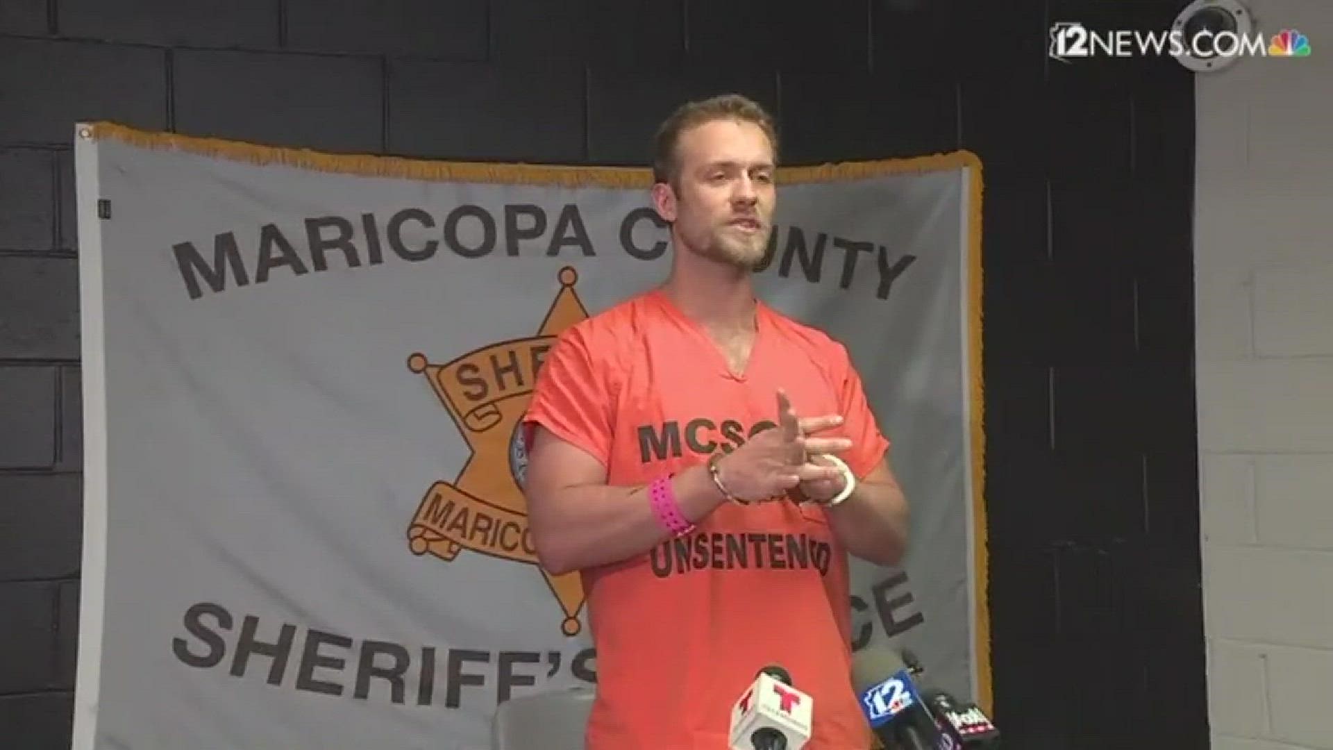 Mitch Taebel addressed the media about the chase, his arrest and why he didn't stop his car.