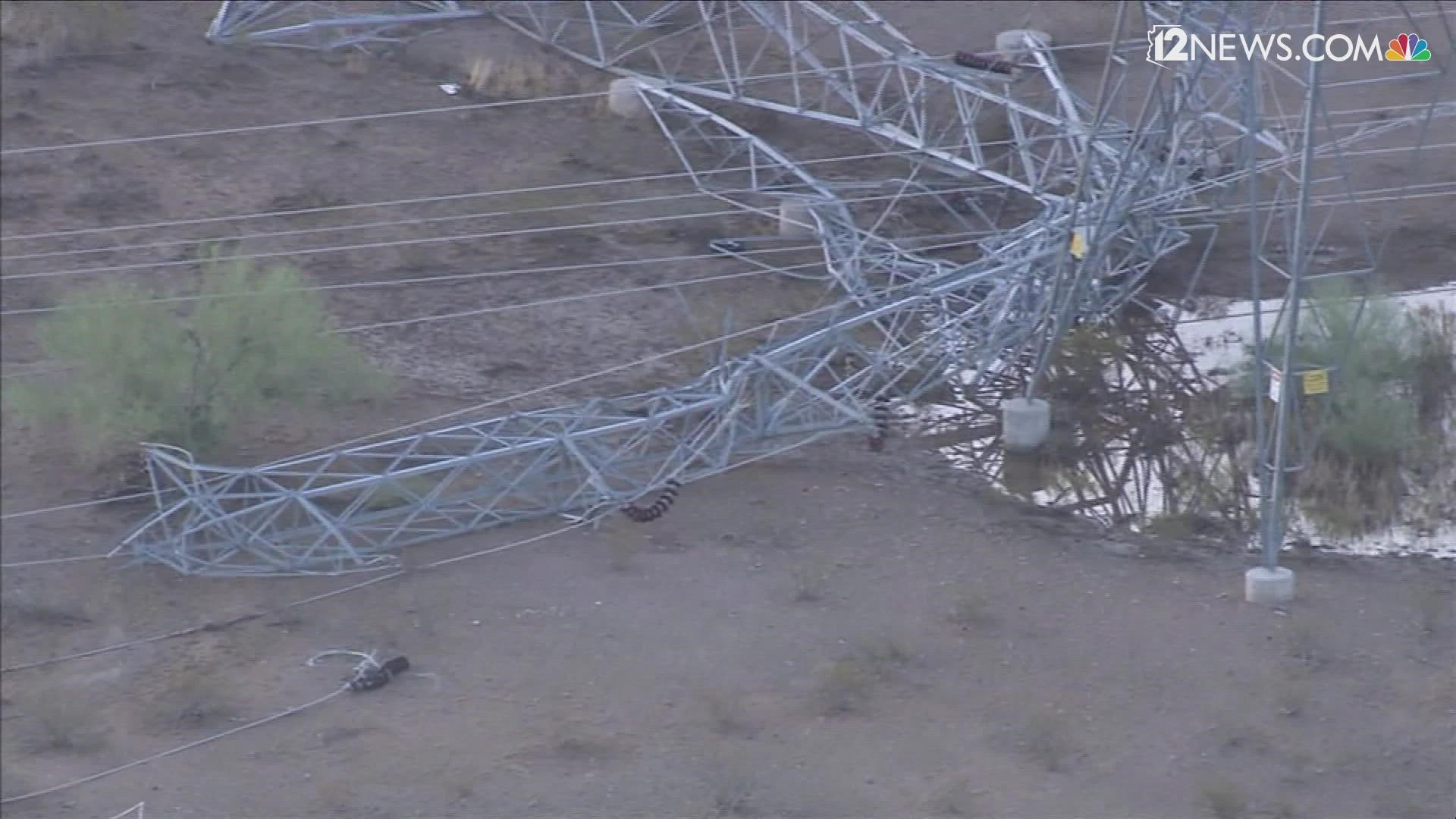 Thousands of East Valley residents are still without power Monday morning, with SRP estimating that power won't be restored for some until late Monday afternoon.