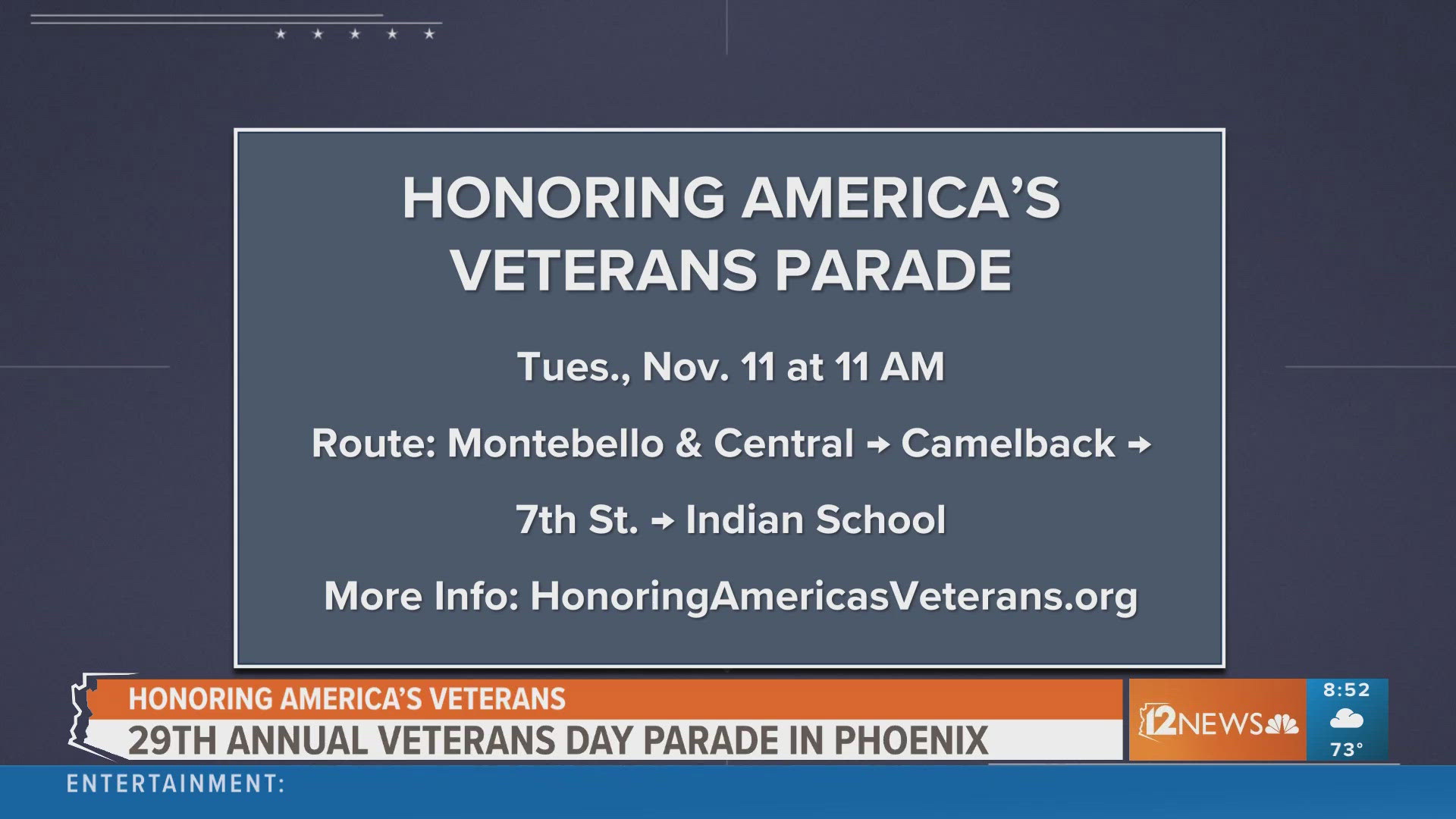 The 2025 Honoring America’s Veterans Phoenix Veterans Day Parade marks its 29th year of celebration and service with the theme “America, Our Guiding Light.”