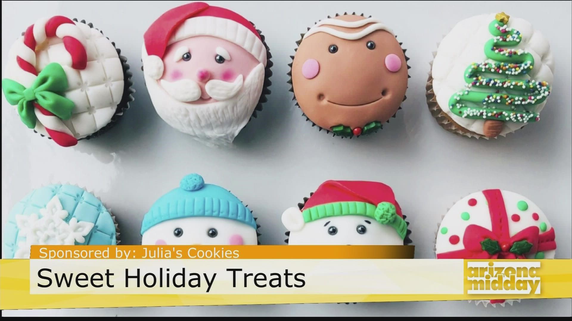 Cookie decorator Julia Perugini shows us just how easy it its to get decorate holiday cookies - so easy even your kids can help!