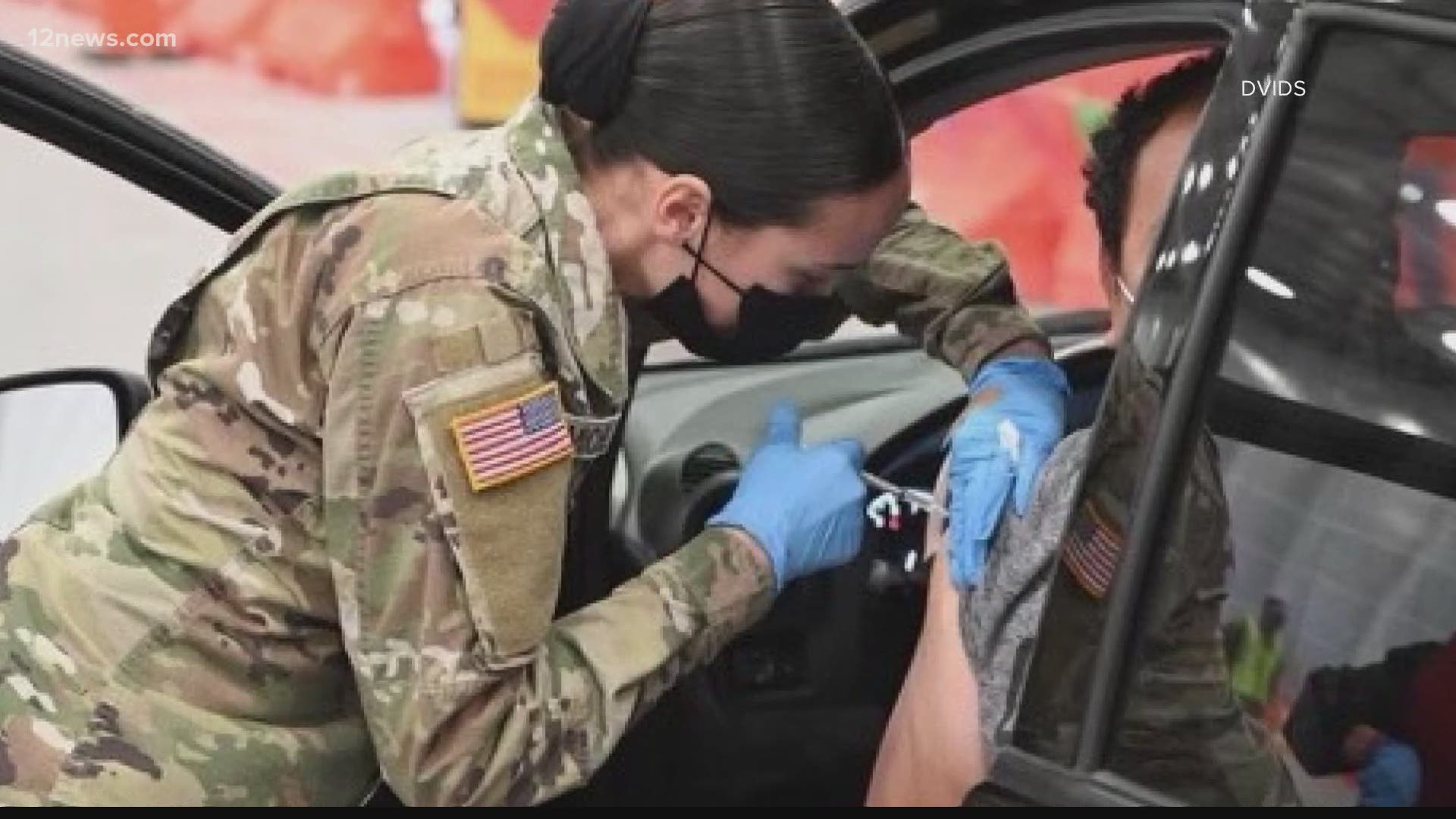 Specialist Andrea Michel is serving with the Arizona Army National Guard. Right out of high school, she helped serve her community by fighting the pandemic.