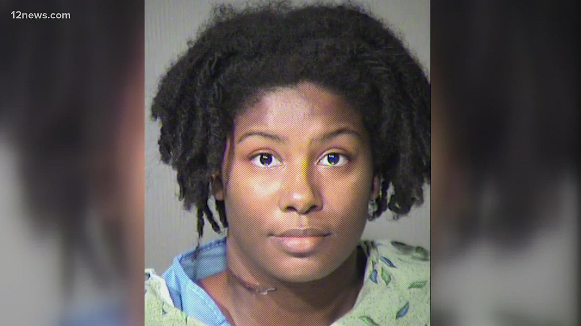 Zynia Chapman was arrested on the Loop 101 overpass suspected of stabbing her boyfriends to death, according to police.