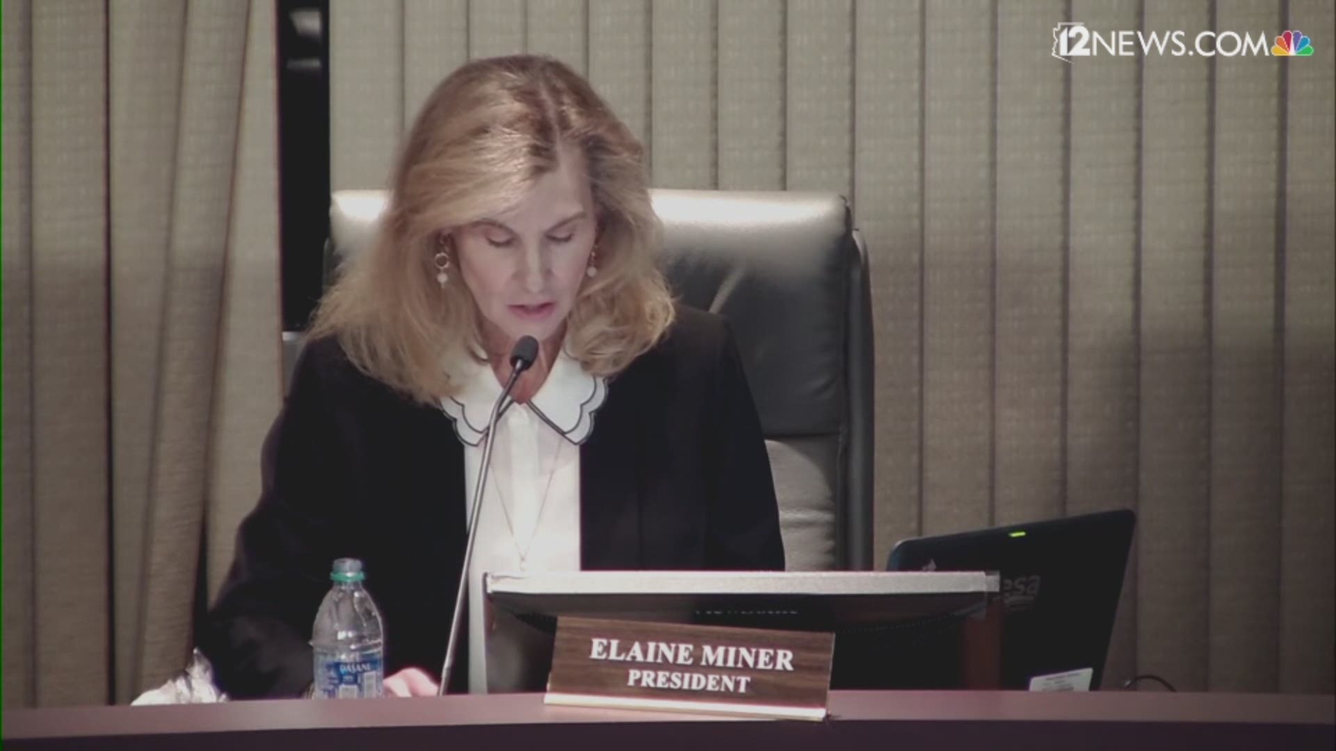 Mesa School Board resident revealed at Tuesday’s board meeting that Superintendent Ember Conley was placed on leave amid concerns about executive team salaries.