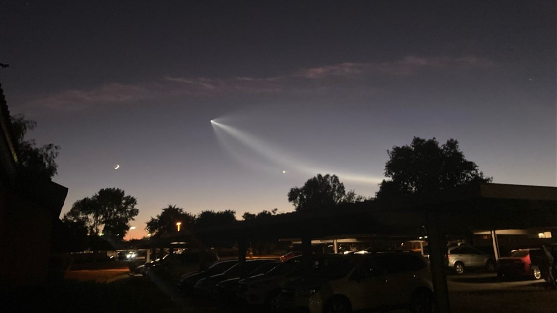 Photos: Spacex Launch Lights Up Arizona Skies 