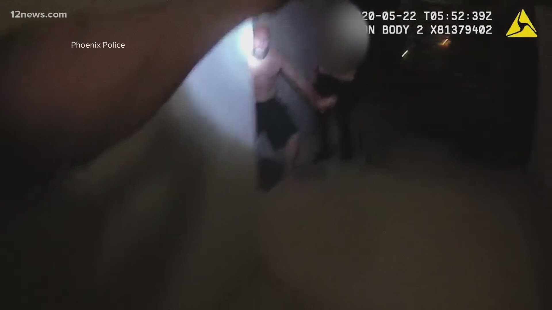 Phoenix police released edited body camera video showing the night Ryan Whitaker was shot and killed. Police say they were responding to a domestic violence call.