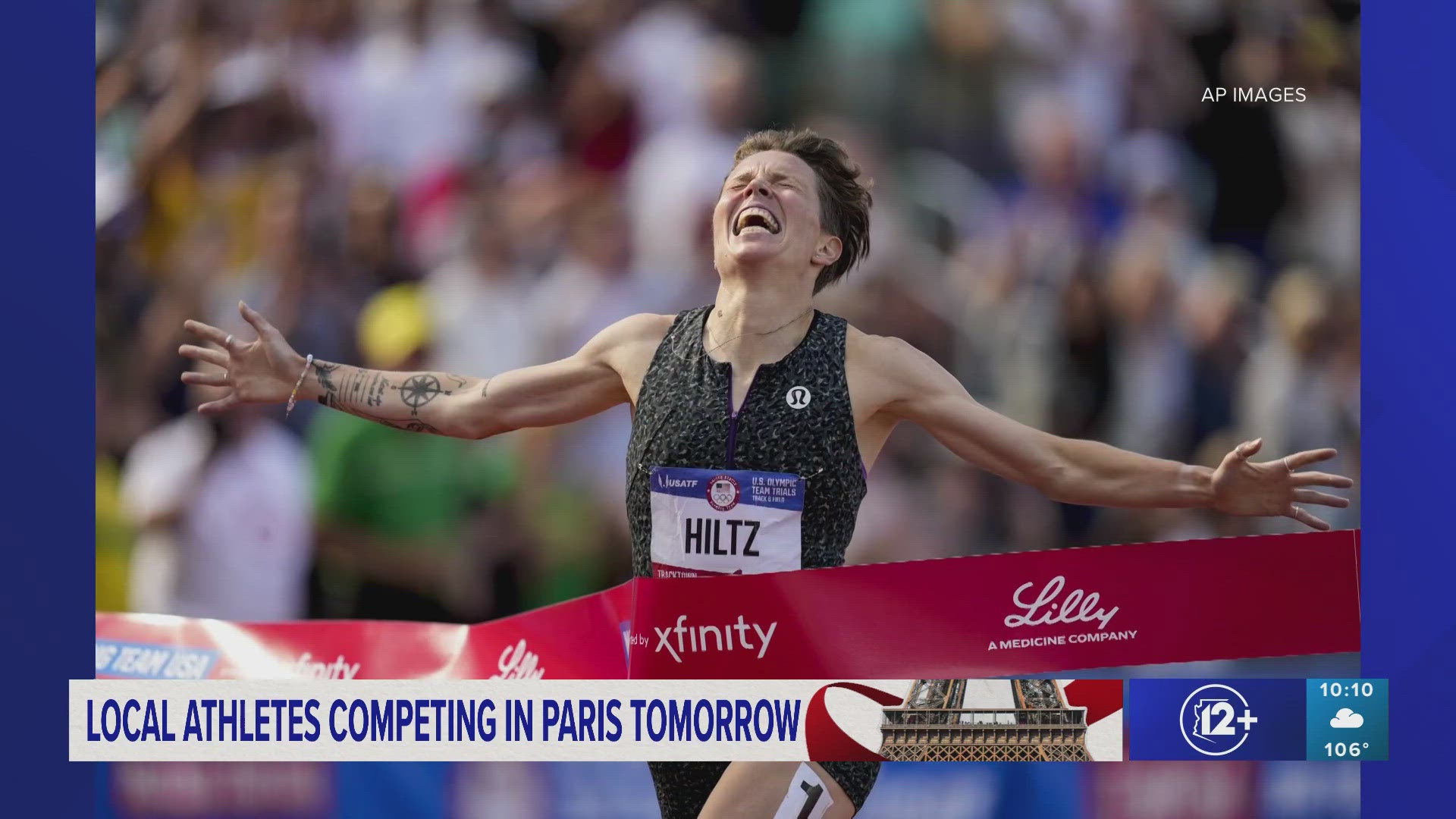 Local athletes are going for the gold in Paris.