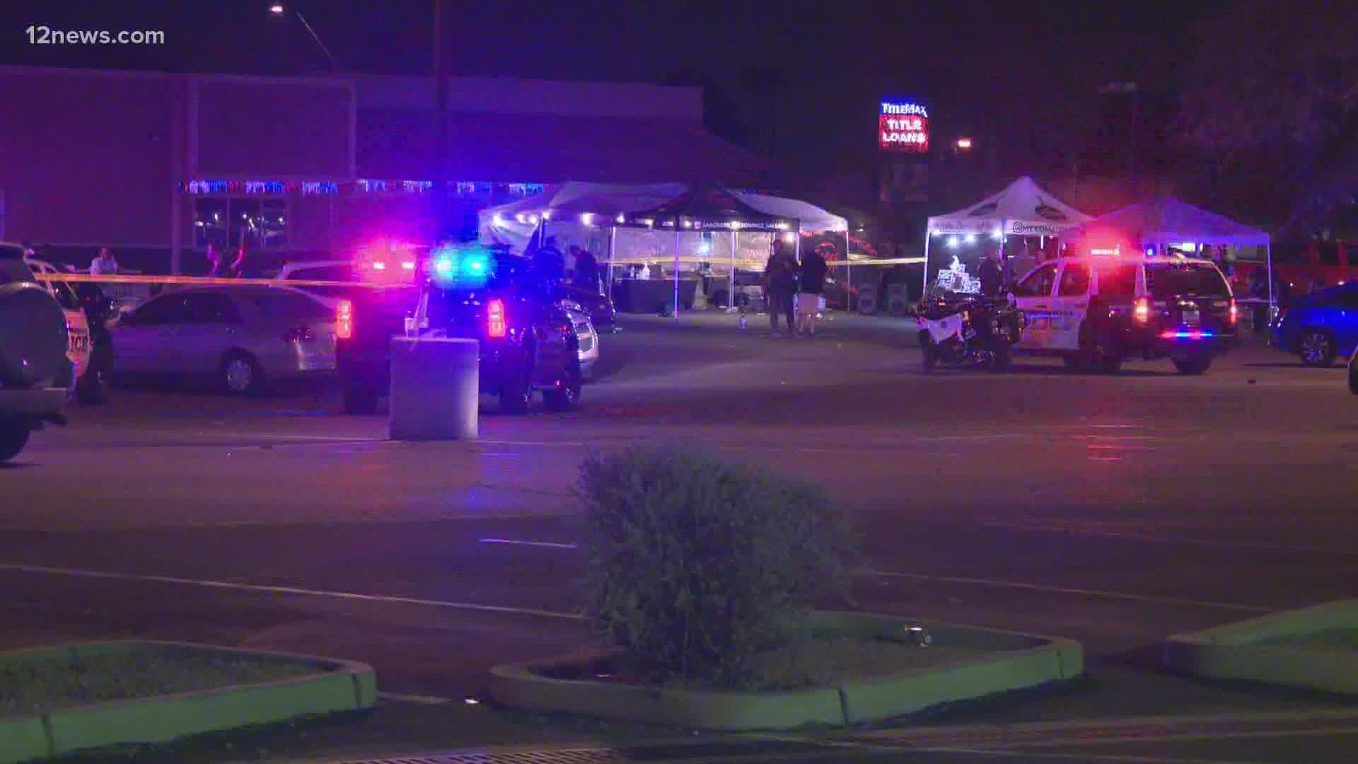 A shooting incident on Friday night around 9:30 p.m. at Guadalupe and Dobson Roads.