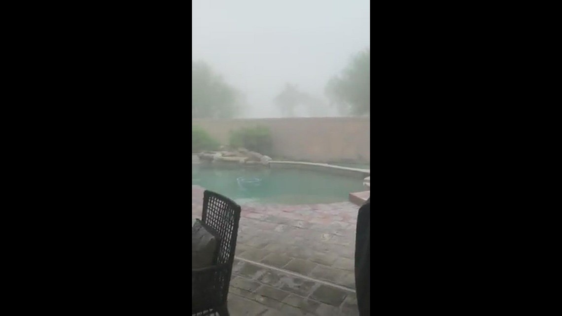 Dust storm at my house in Gilbert a few minutes ago