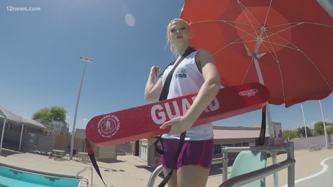 Everywhere A to Z Making a splash at lifeguard training