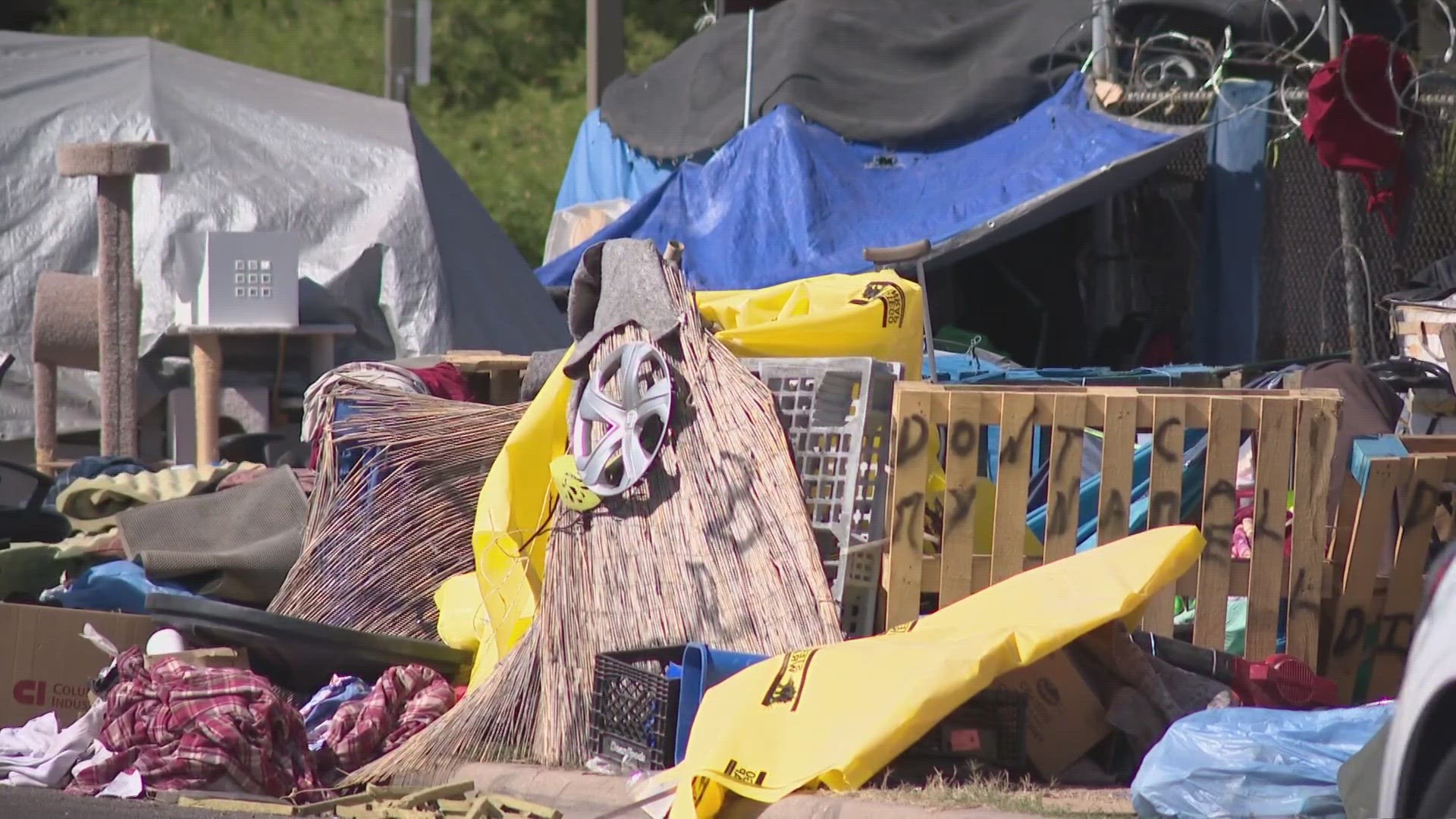 The City of Phoenix is set to start cleaning up the massive homeless encampment just west of downtown known as “The Zone.”