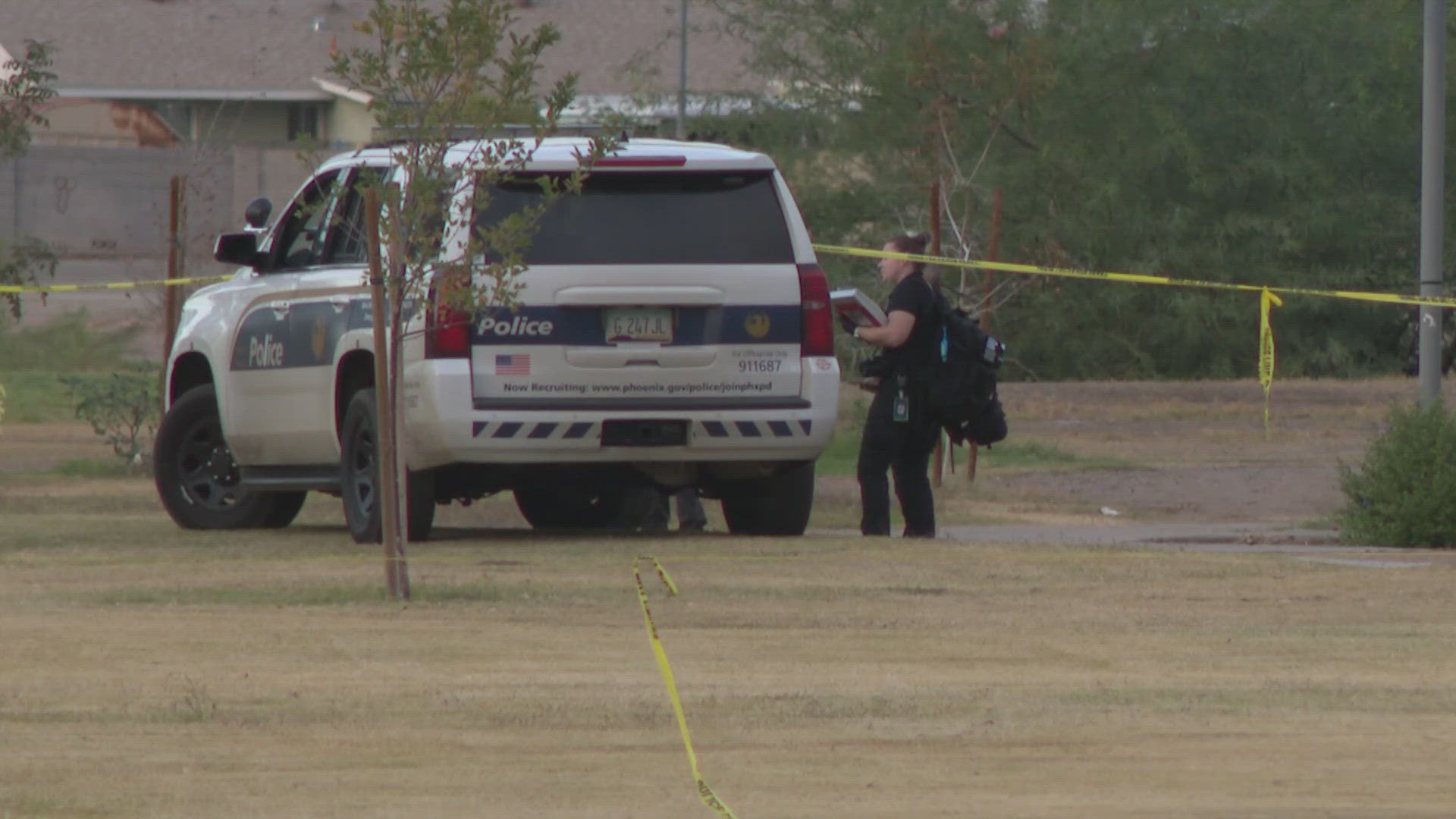 Foul play is suspected after a man was found dead in a park, according to Phoenix police.