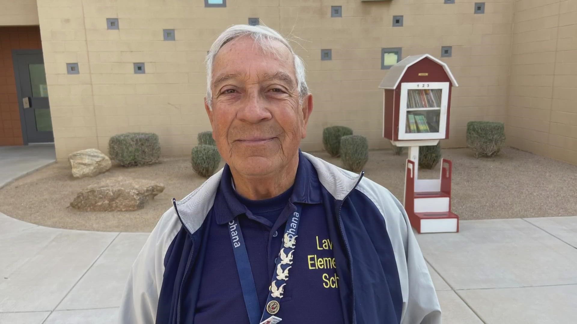 A Laveen man is working to inspire kids to help foster a love of reading through the construction of little libraries throughout his district.