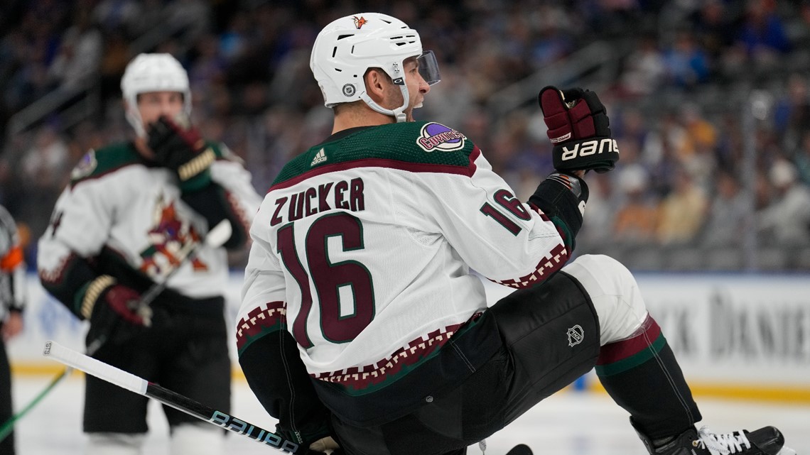 Clayton Keller 2020 Arizona Coyotes Diamondbacks Night Game