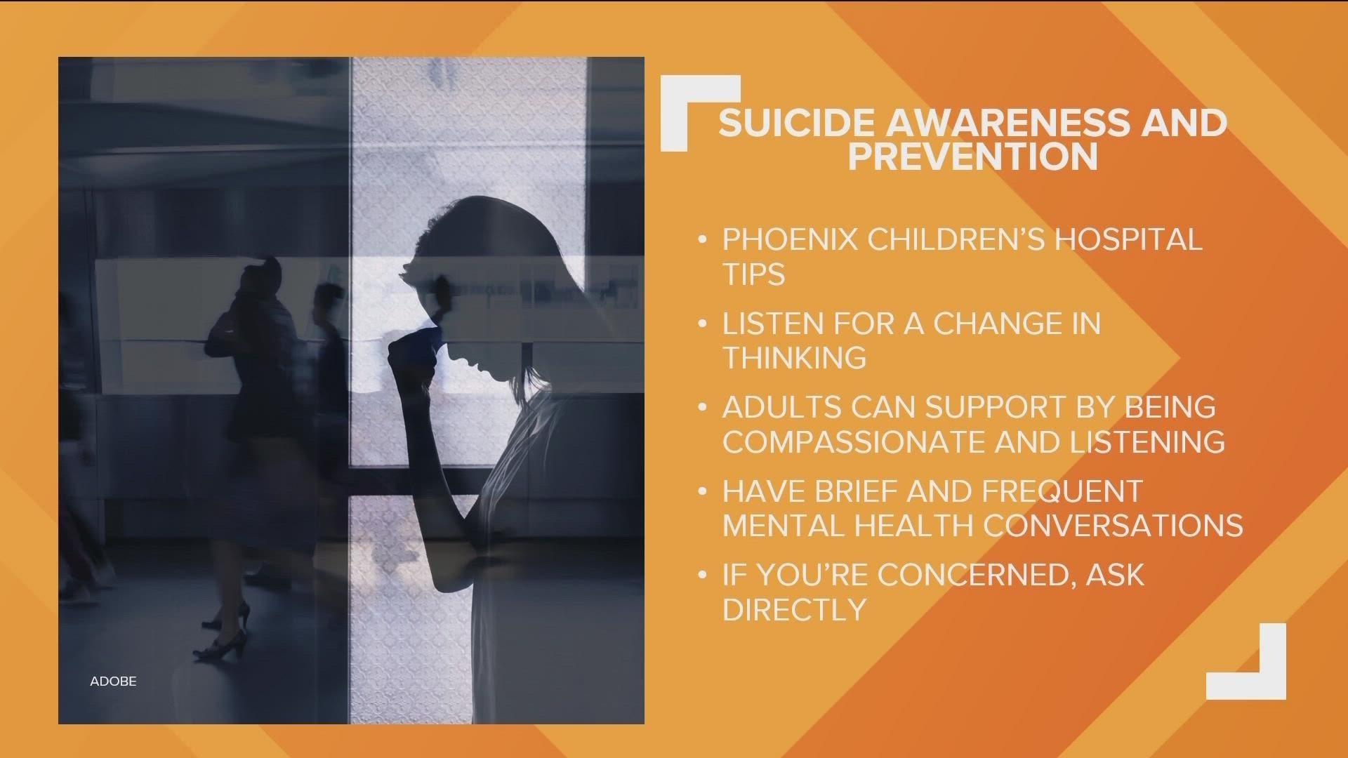 More parents are seeking help with their children's mental health, PCH officials said. Here's are some tips for suicide prevention and awareness for families.