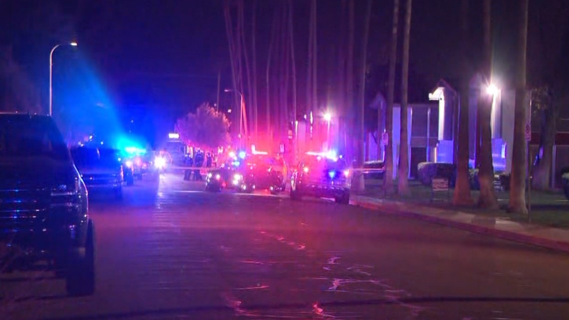 Polisi di tempat kejadian di Scottsdale