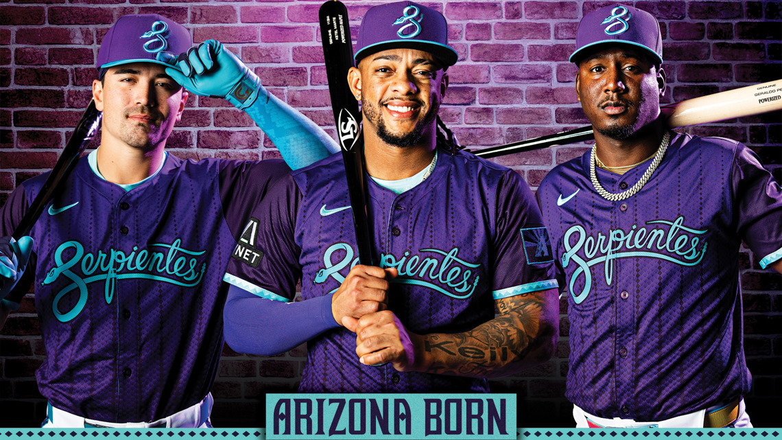 Arizona Diamondbacks reveal purple and teal City Connect
