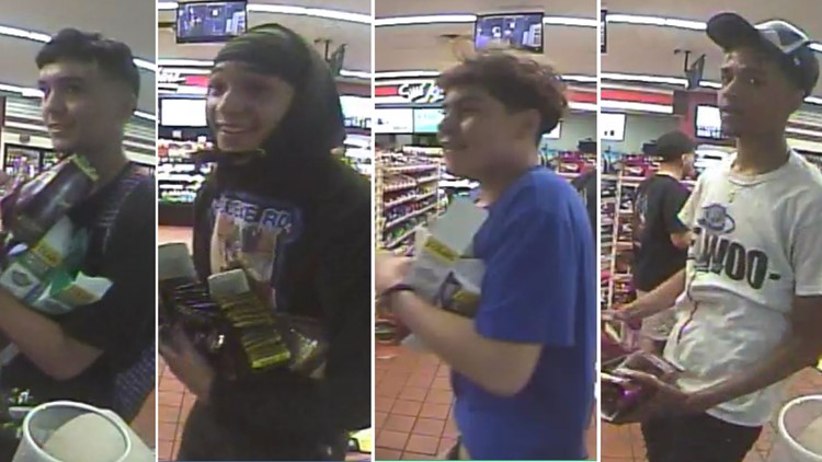 Llame de inmediato a la policía de Phoenix si reconoce a estos sospechosos por robo