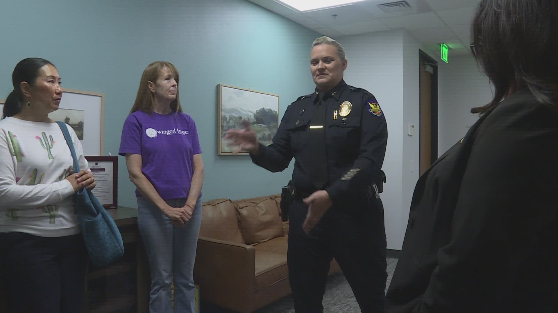 The center, which is for victims of sexual assault and domestic violence was renovated for the first time in 25 years and 12News got a look inside.