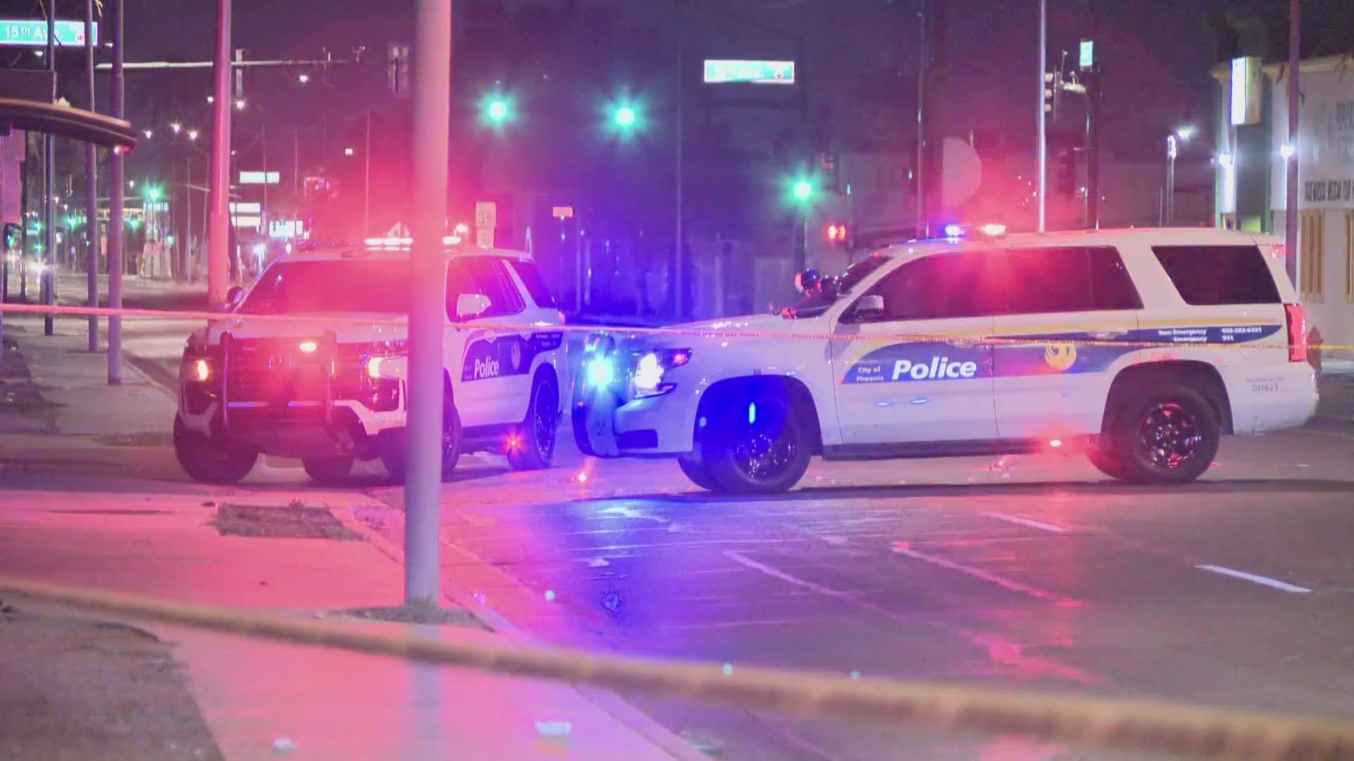 The shooting happened at a bus stop near 15th Avenue and Van Buren Street, police said.