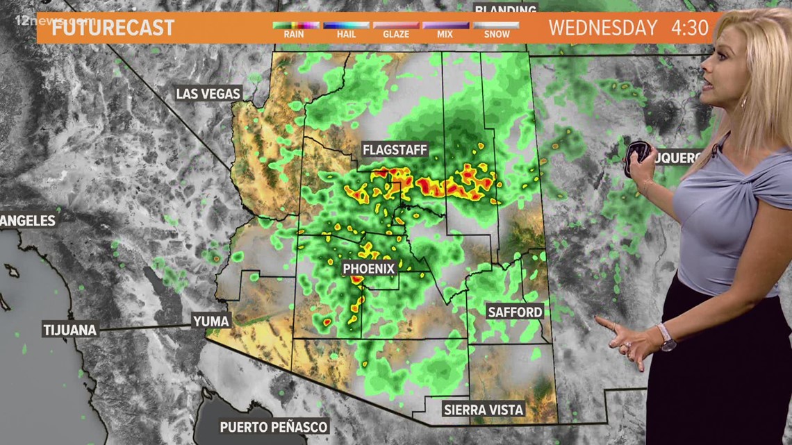 Monsoon 2021 Storm chances increasing Tuesday for Phoenix area
