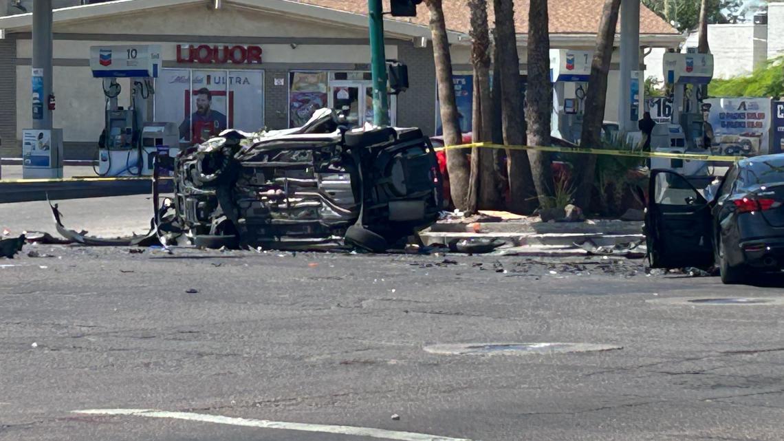 3 taken to hospital after crash near GCU campus