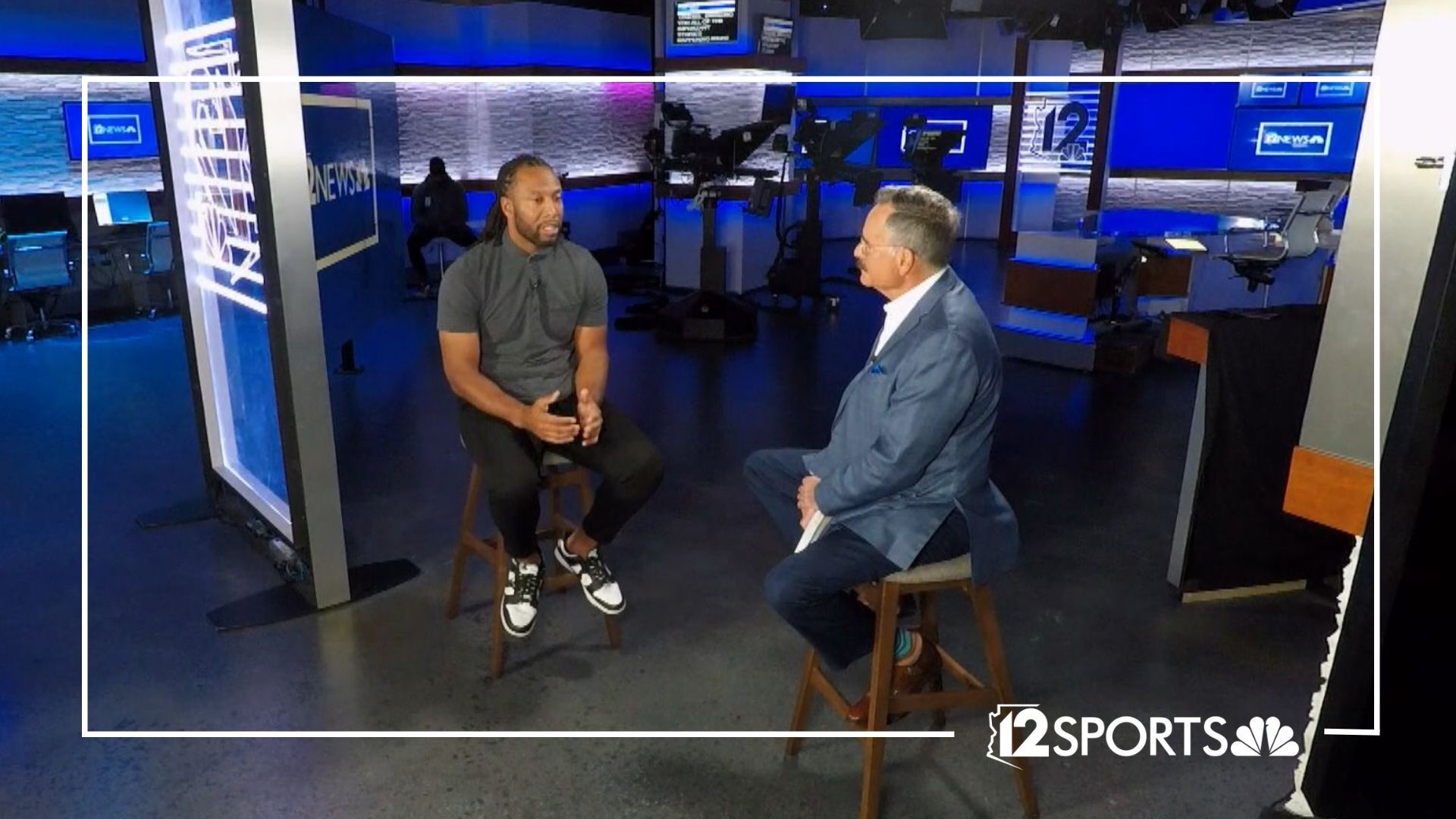 It's been a couple of years since Larry Fitzgerald played football. He recently sat down with Mark Curtis to talk about what he's been up to since his playing days.