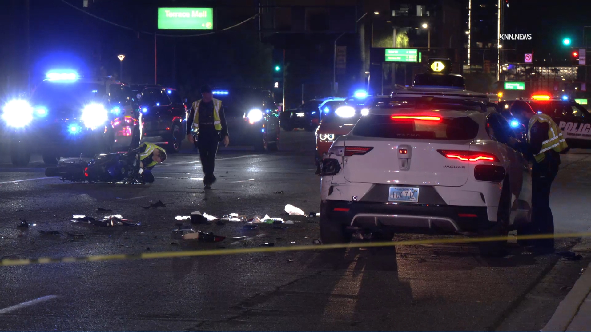 A motorcyclist is dead after being involved in a crash with one other vehicle and a Waymo.