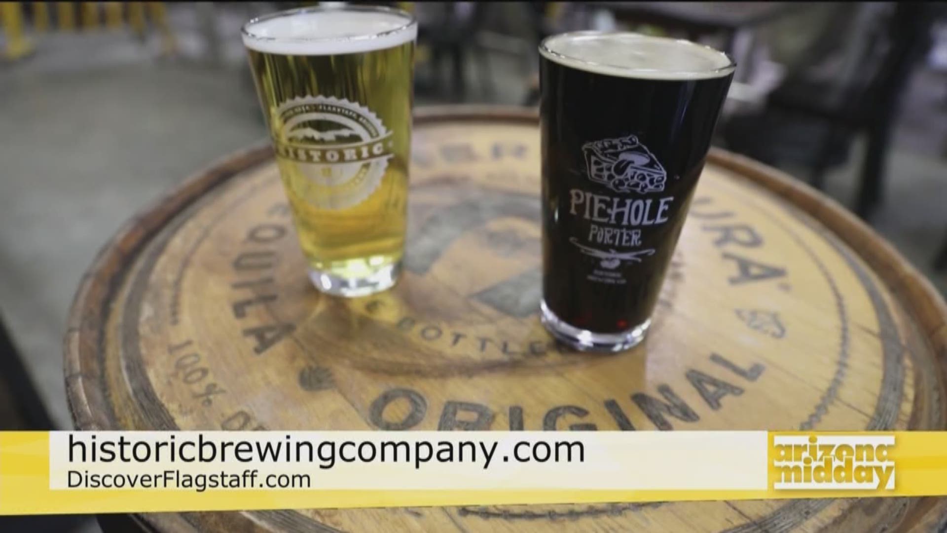 Austin Corbett from Historic Brewing Company in Flagstaff gives us a tour of the brewery and tap room