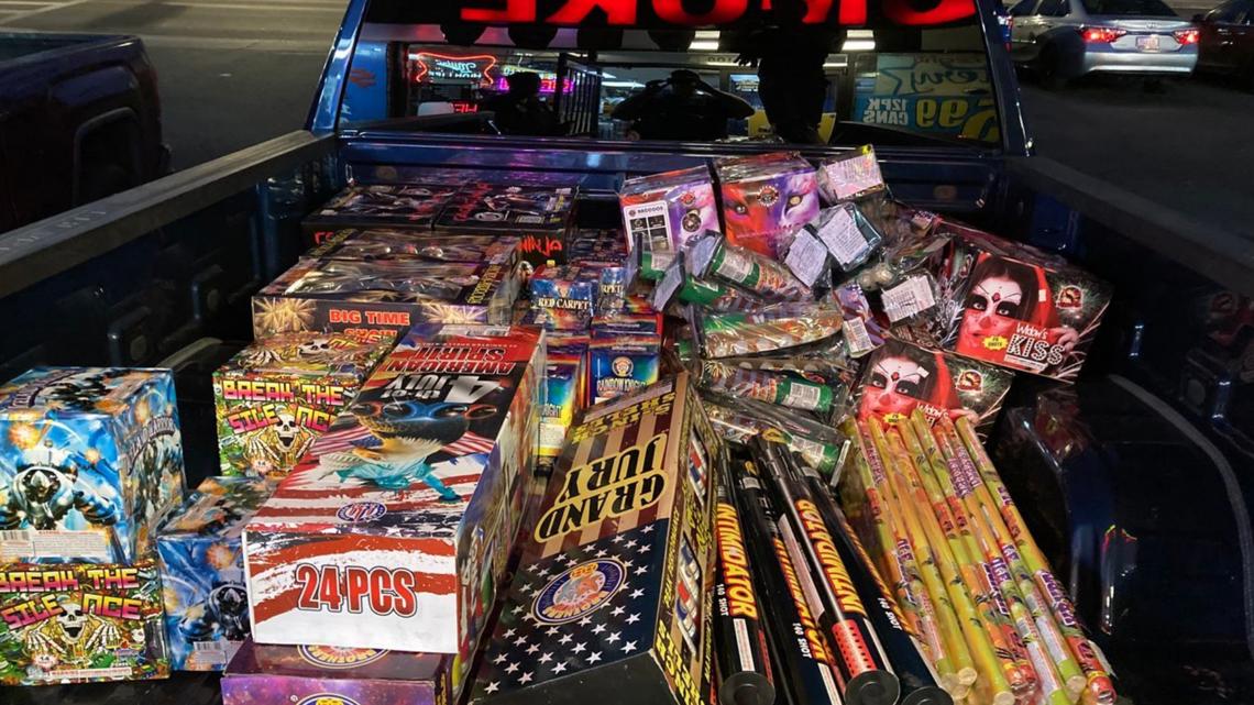 Hundreds of 'illegal' fireworks seized by Glendale cops | 12news.com