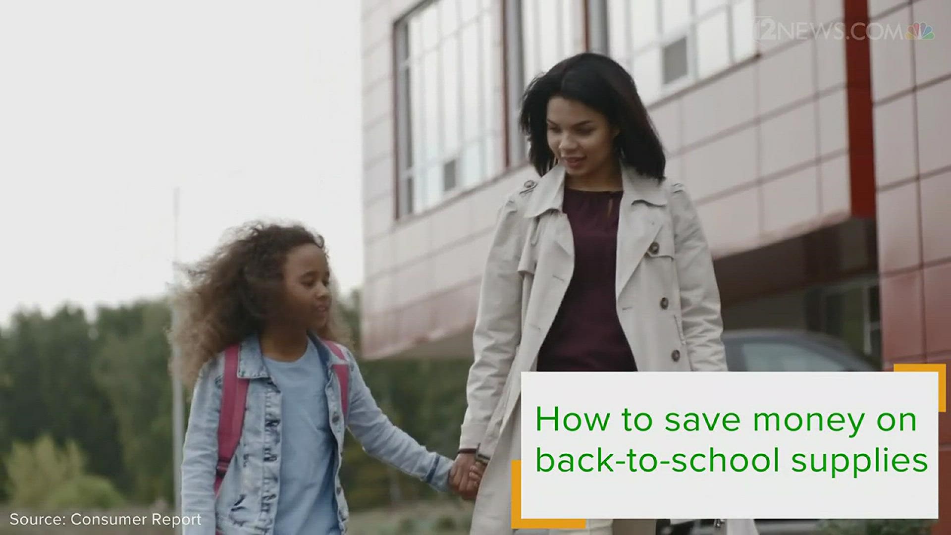 Here's how to save money on back-to-school supplies this year.