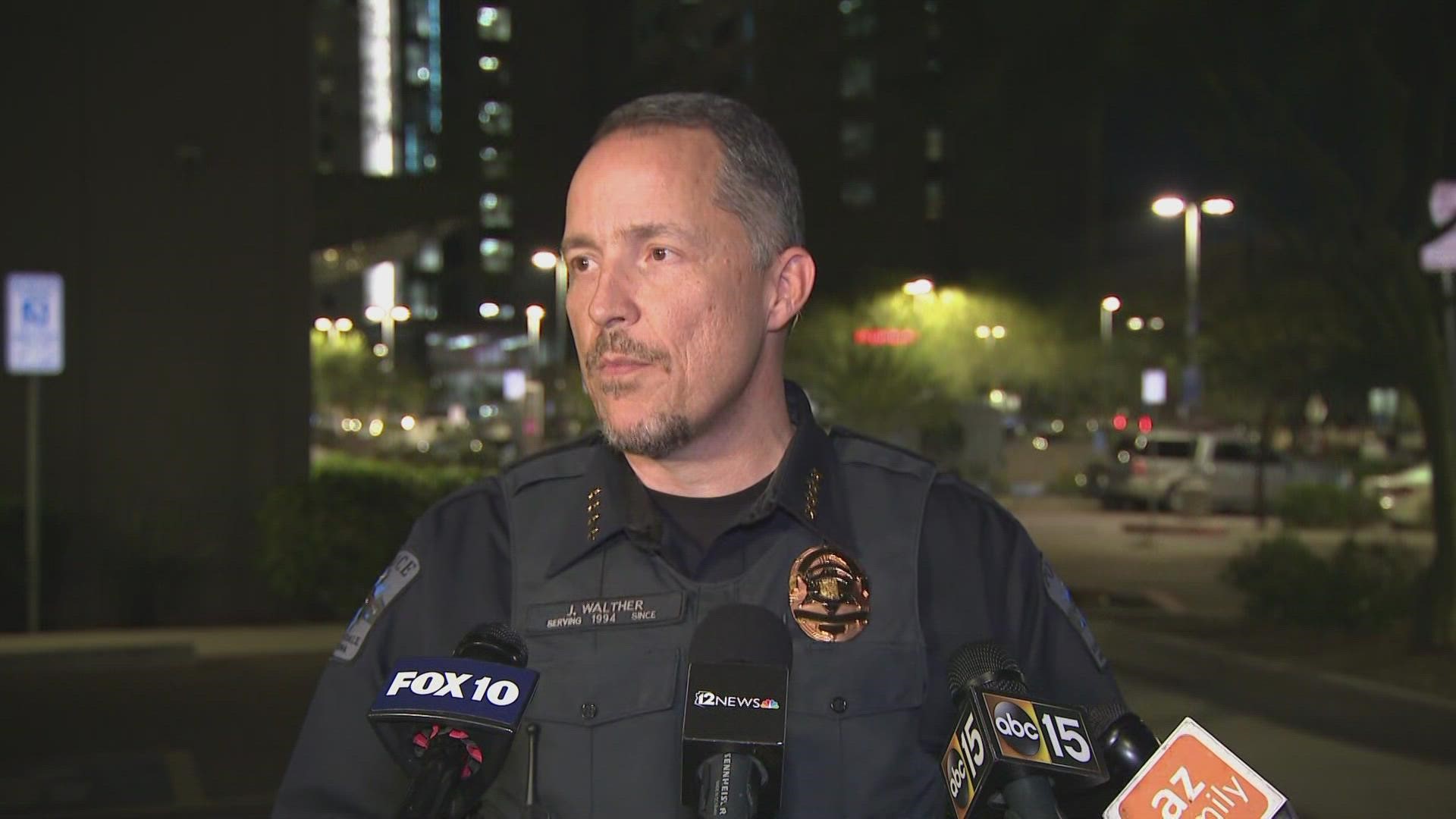 Scottsdale police said the officer involved in the shooting is expected to survive his injuries.
