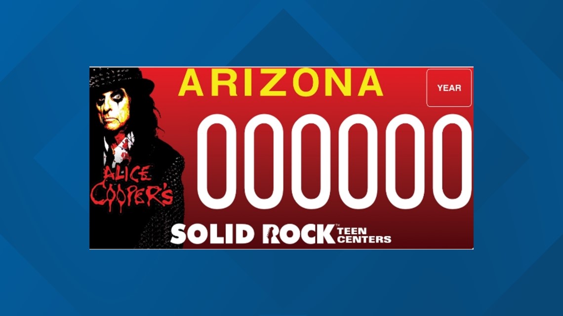 Alice Cooper license plate design unveiled in Arizona