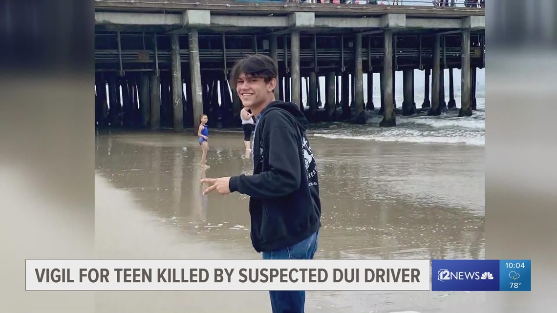 Vigil held for teen killed by suspected DUI driver in Queen Creek ...