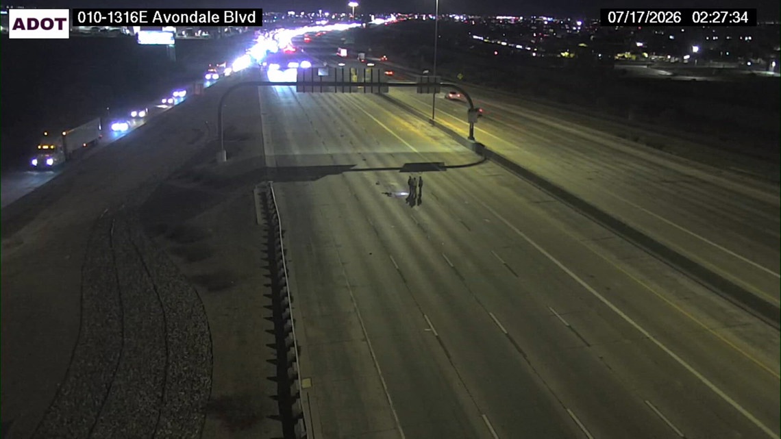 Phoenix driver killed in dump truck rollover crash along eastbound I-10 ...