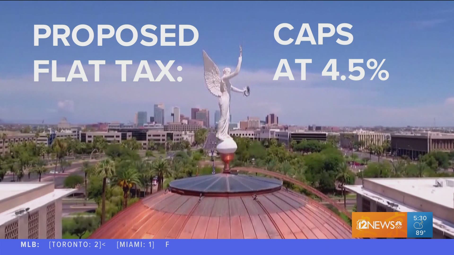 The purposed flat tax caps the income tax rate at 4.5% for the state's highest earners, which Arizona Democrats argue mainly helps the wealthy.