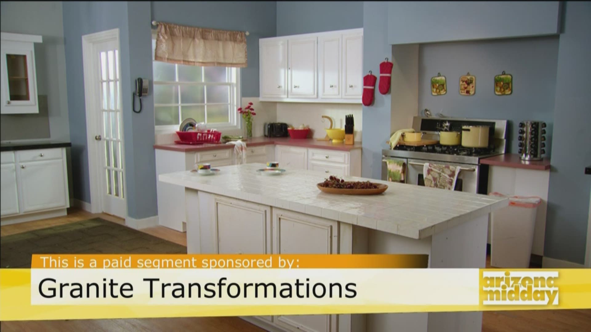 Derek Wood gives us the scoop on how we can make our kitchen look brand new with help from Granite Transformations.