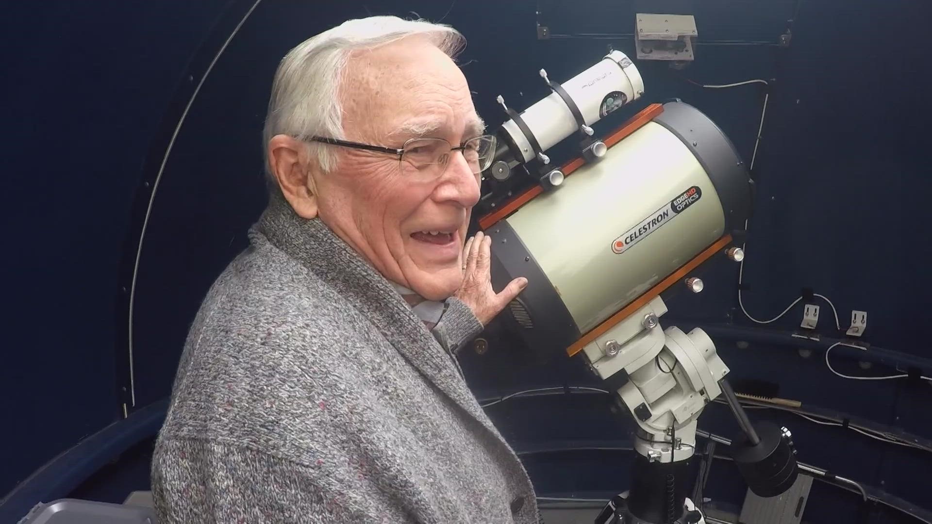 'Many of these folks have never seen through a telescope and been able to see anything like what we're doing here,' said Bob Richard.