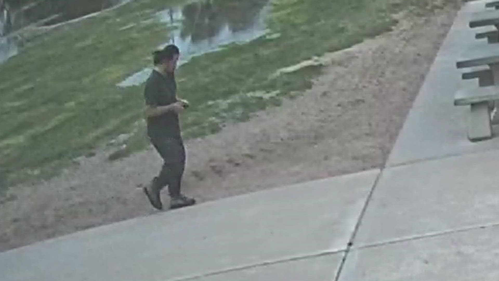 The incident happened on March 14 at a park near a high school and elementary school in Tempe.
