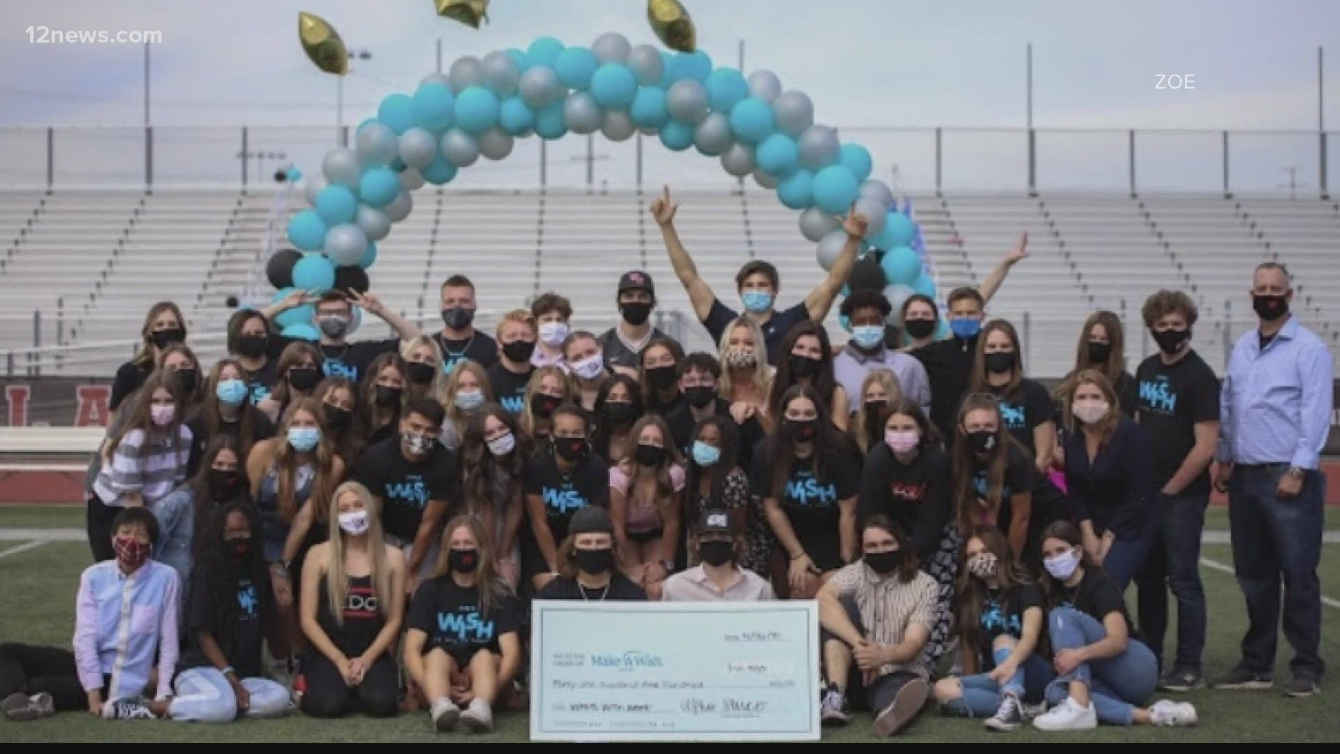 A group of Valley high school students are doing their part to support the Make-A-Wish foundation. Jen Wahl has the details.